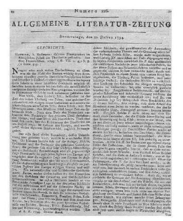 Etwas für die biedern Deutschen. Frankfurt, Leipzig 1792