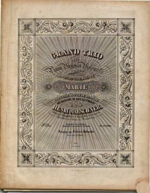 Grand trio pour piano, violon et violoncelle : op. 121, no. 3 de trios