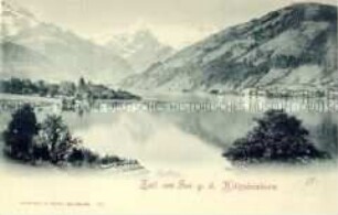 Ansicht von Zell am See mit dem Kitzsteinhorn