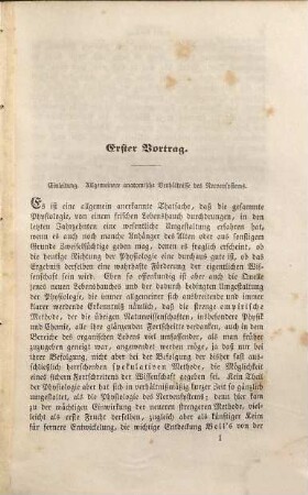 Physiologie des Nervensystems : vom ärztlichen Standpunkte dargestellt