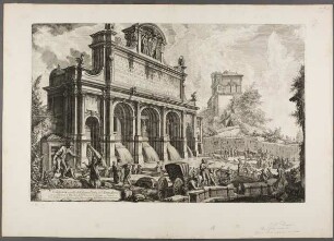 Veduta del Castello dell'Acqua Paola sul Monte Aureo