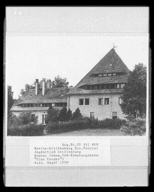 Grillenburg, Neues Jägerhaus