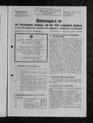 5. Ausweichstellen in Katastrophenfällen.