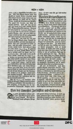 Von des Umrisses Zierlichkeit und Schönheit