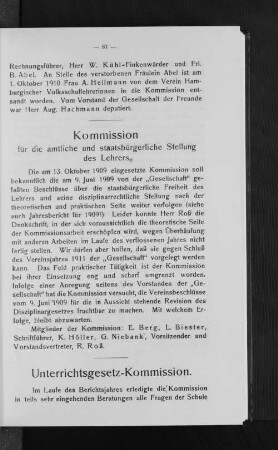 Unterrichtsgesetz-Kommission.