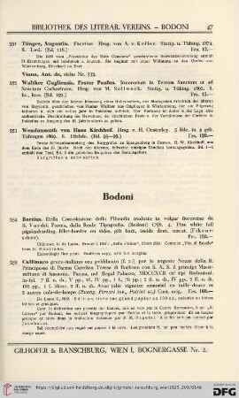 Bodoni (No. 354 - 359)