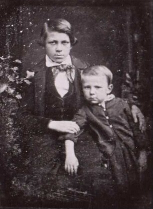 Kinder-Doppelbild : H. Krone, 1852