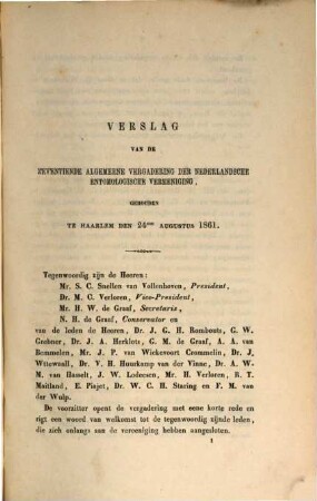 Tijdschrift voor entomologie. 5. 1862