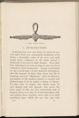 I. Introductory.