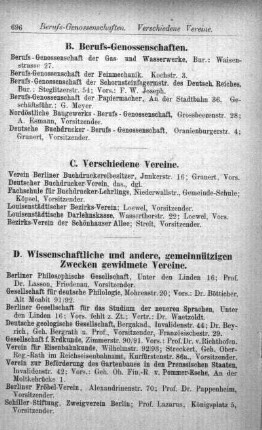 D. Wissenschaftliche und andere, gemeinnützigen Zwecken gewidmete Vereine