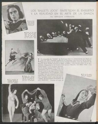 Los "Ballets Joos" sintetizan el ensueño y la realidad en el arte de la danza