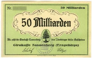 Gutschein über 50 Milliarden Mark