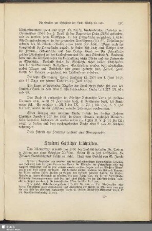 Sculteti Görlitzer Inschriften