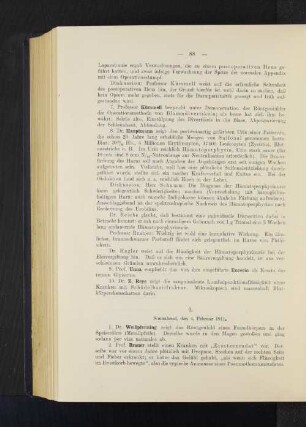 2. Sonnabend,den 4. Februar 1911.