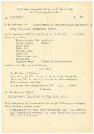 Gerstenmaier, Friedrich