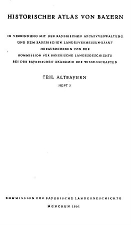 Das Landgericht Starnberg : Text und Karte