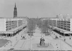 Neustädter Markt, Hauptstraße : Dresden, Neustädter Markt, Hauptstraße