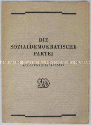 Propagandaschrift der SPD Berlin zum Ergebnis der Wahl vom 20.10.1946