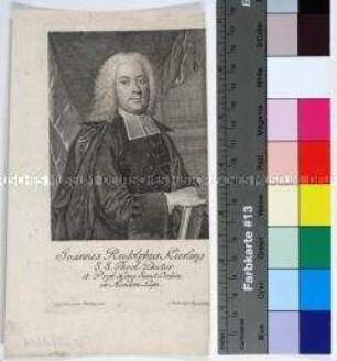 Porträt des lutherischen Theologen und Orientalisten Johannes Rudolf Kiesling