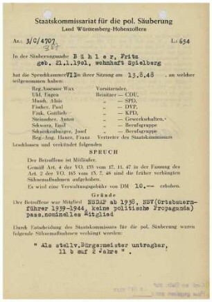 Bühler, Fritz