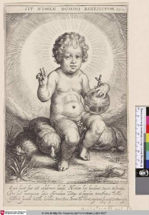 [Das segnende Christuskind; The infant Christ seated on a pillow, blessing]