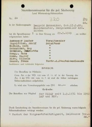 Schneider, Leopold
