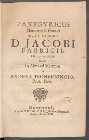 Fabricius, Jacob