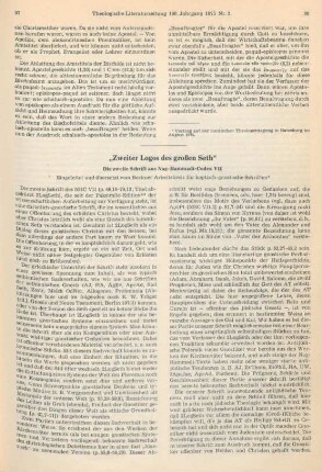 97-110 "Zweiter Logos des großen Seth"