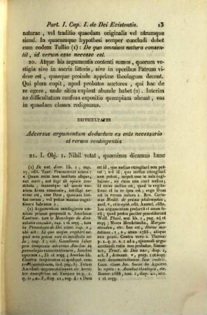 Praelectiones theologicae, 3. Continet tractatus de Deo uno et de SS. Trinitate