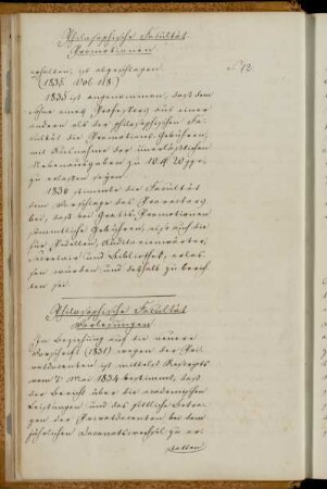 Philosophische Fakultät - Vorlesungen