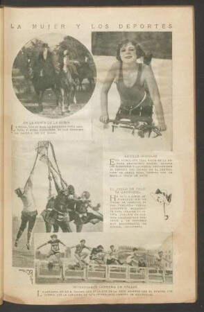 La mujer y los deportes - [Varias fotografías]