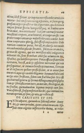 De Caritate Et Spe.
