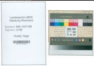 Entnazifizierung Hugo Hucke , geb. 22.11.1900 (Lehrer)