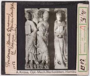 Toulouse: Augustinermuseum, Pfeilerskulpturen aus St. Etienne