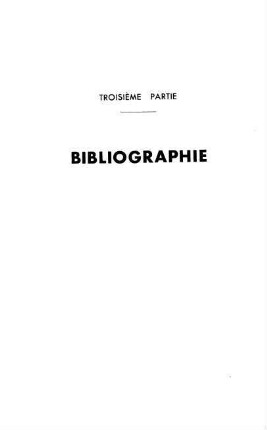 173-238, Troisième partie: Bibliographie