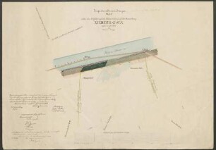 Inspection Emmendingen. Plan ueber das Großh. Rheinvorland auf der Gemarkung Niederhausen