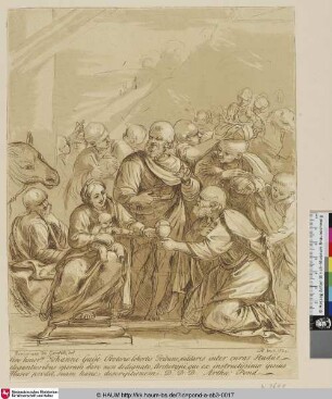 [Die Anbetung der heiligen drei Könige; L'adoration des mages]