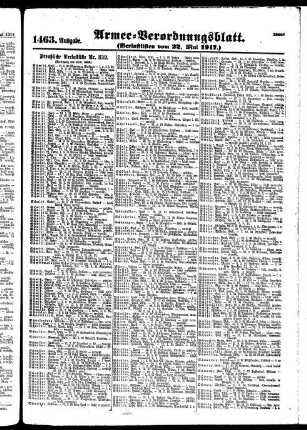 1463.Ausgabe. Dienstag, 22. Mai 1917