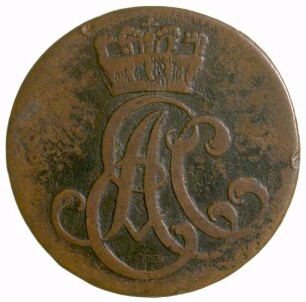 Münze, 2 Pfennig, 1756