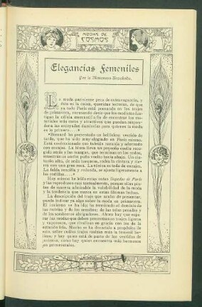 Elegancias femeniles