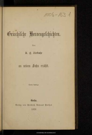 Griechische Heroengeschichten