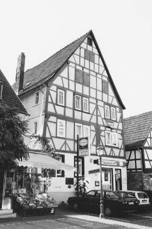 Ehemalige Kinderheilanstalt (Fachwerkwohnhaus); Bad Orb, Kanalstraße 44