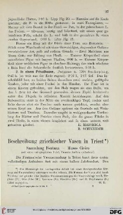 2: Beschreibung griechischer Vasen in Triest, [1]
