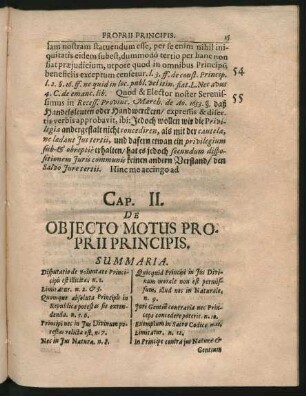 Cap. II. De Obiecto Motus Proprii Principis.
