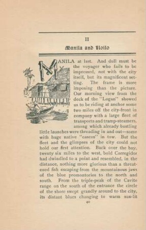 II. Manila and Iloilo