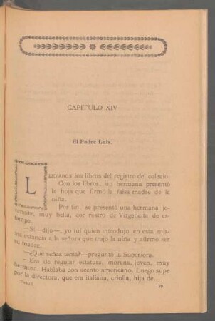 Capítulo XIV - El Padre Luis.