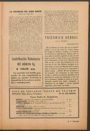 Friedrich Hebbel : (De su Diario) - Fragmentos