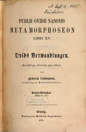 Publii Ovidii Nasonis Metamorphoseon : Libri XV. 3