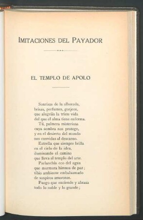 Imitaciones del payador