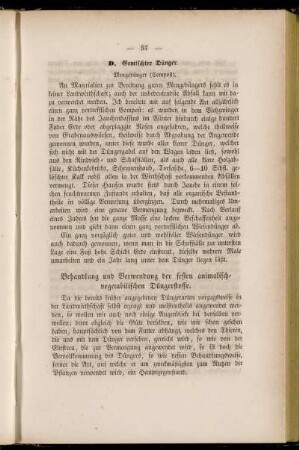 D. Gemischter Dünger